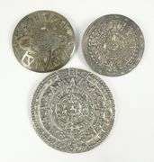 3 STERLING SILVER BROOCHES/PENDANTS