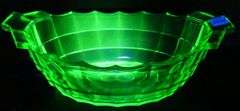URANIUM GLASS BOWL