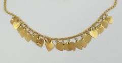 "HEART" MOTIF GOLD NECKLACE
