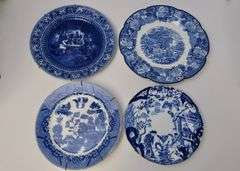 BLUE & WHITE PLATES