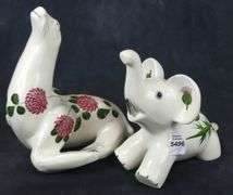 TWO RARE PLICHTA ENGLISH SCULPTURES