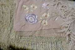 VINTAGE THROW AND EMBROIDERIES