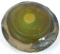 GALLE GLASS ASHTRAY