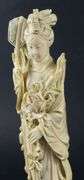 PAIR CHINESE IVORY CARVED FIGURES