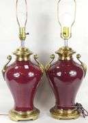 PAIR TABLE LAMPS