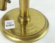 19TH CENTURY W. MARRATT BRASS MICROSCOPE