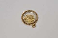 GOLD FLAKE PENDANT