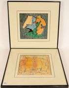 TWO IAN TROWELL MIXED MEDIA