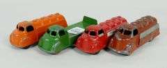 8 LONDON TOY TRUCKS