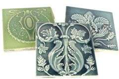 THREE ANTIQUE TILES