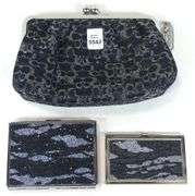 COACH BAG & TWO CIGARETTE HOLDERS