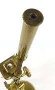 19TH CENTURY W. MARRATT BRASS MICROSCOPE