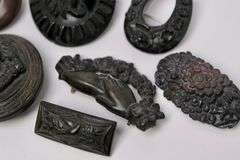 VICTORIAN MOURNING BROOCHES