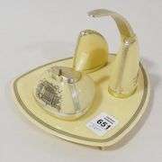 ART DECO BAKELITE CONDIMENT SET
