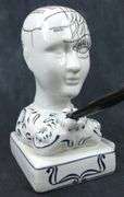 PHRENOLOGY HEAD WITH INKWELL