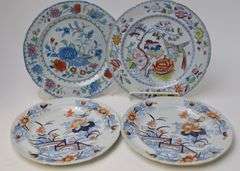 EARLY MASON'S AND SPODE PLATES