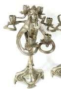 PAIR ART NOUVEAU CANDELABRA