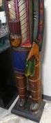 LARGE WOODEN CIGAR STORE STATUE