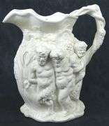 19TH CENTURY SALT GLAZED JUG