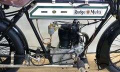 1913 RUDGE MULTI COMBINATION MOTORCYCLE WITH SIDE CAR