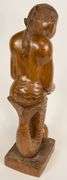 AFRICAN SCHOOL WOOD SCULPTURE