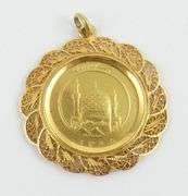 GOLD COIN PENDANT