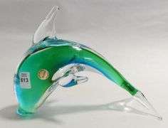 MURANO GLASS "DOLPHIN" SCULPTURE
