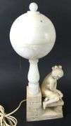 ALABASTER TABLE LAMP