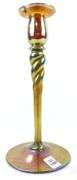 ART GLASS CANDLESTICK