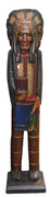 LARGE WOODEN CIGAR STORE STATUE