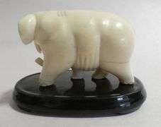 TWO IVORY CARVINGS