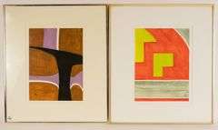TWO WATERCOLOURS BY IAN TROWELL
