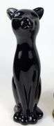 TWO POTTERY CAT FIGURINES