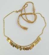 "HEART" MOTIF GOLD NECKLACE