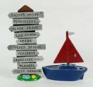 5 CAST IRON COIN BANKS