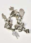 STERLING CHARM BRACELET