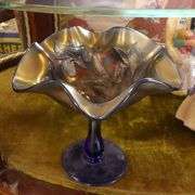 THREE PIECES OF CARNIVAL GLASS