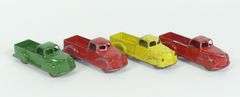 4 LONDON TOY TRUCKS