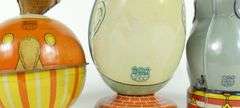 3 LITHOGRAPHED TIN COIN BANKS