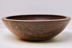 TURNED WOOD BOWL