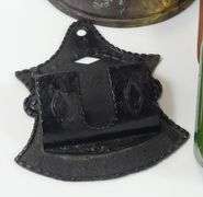 ANTIQUE OIL LAMP & CURIOS