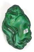ART DECO GLASS ASHTRAY