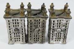6 SKYSCRAPER COIN BANKS