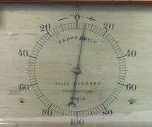 ANTIQUE RECORDING PSYCHROMETER