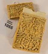 ANTIQUE IVORY CARD CASE