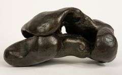 2 IAN TROWELL BRONZE SCULPTURES