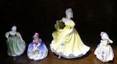 FOUR ROYAL DOULTON FIGURINES