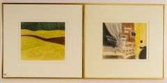 2 IAN TROWELL PASTEL PAINTINGS ON PAPER