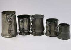 EARLY 19TH CENTURY PEWTER
