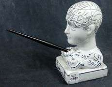 PHRENOLOGY HEAD WITH INKWELL